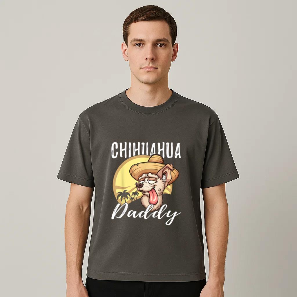 Chihuahua Daddy Dog Dad Father T-Shirt image 1