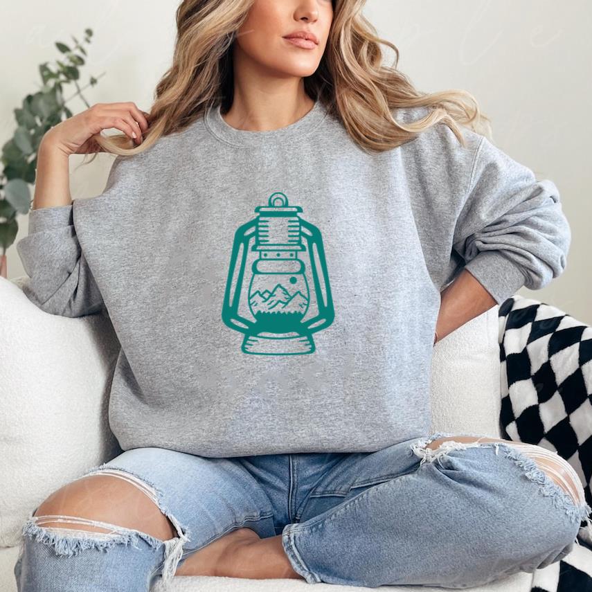 Unique Mountain Lamp Design Sweatshirt image 0