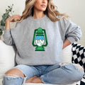 Vintage Lantern With Mountain And Sky Scene Sweatshirt image 0