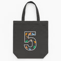 5 Year Old Birthday Dog Tote Canvas Bag image 0