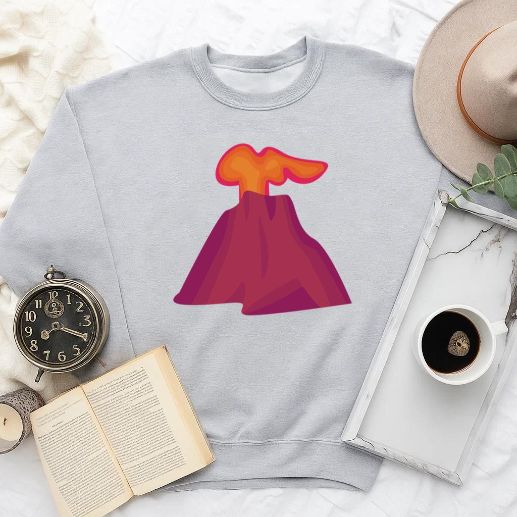 Volcano Mountain Flat Sweatshirt image 1