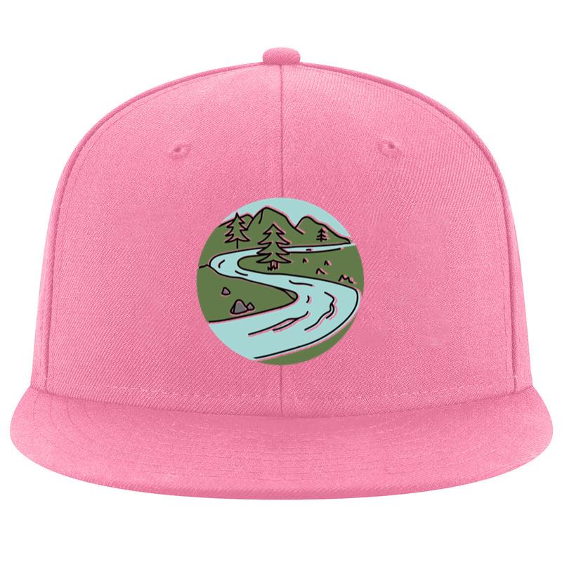 Color Stroke River In Mountain Cap image 0