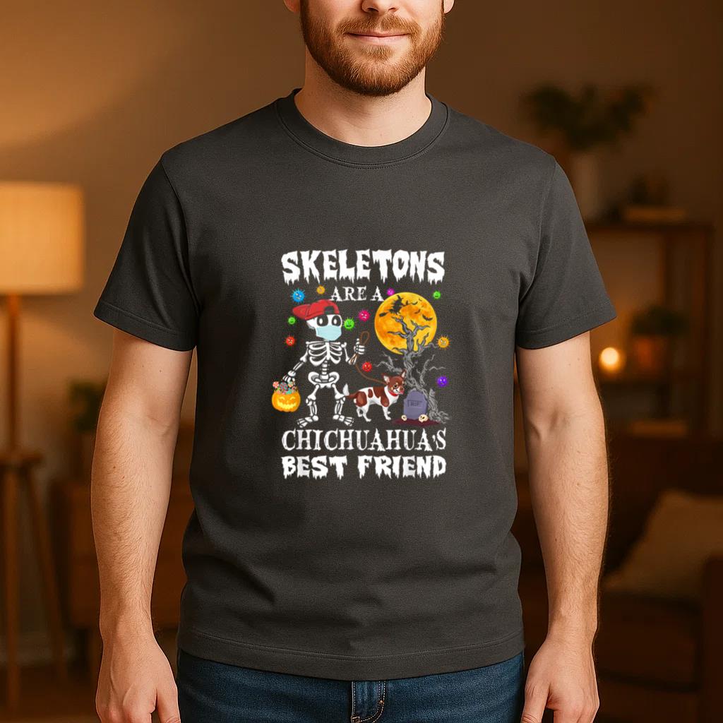 Chichuahua Dog Best Friend Halloween T-Shirt image 3