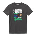 Camper And A Dog Life Is Good Camping T-Shirt image 0