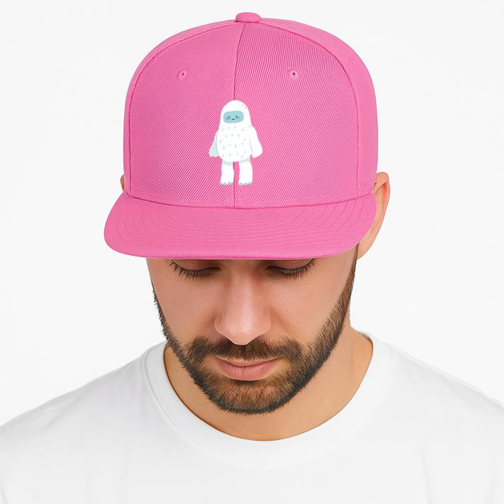 Cute Smiling Yeti Cap image 3