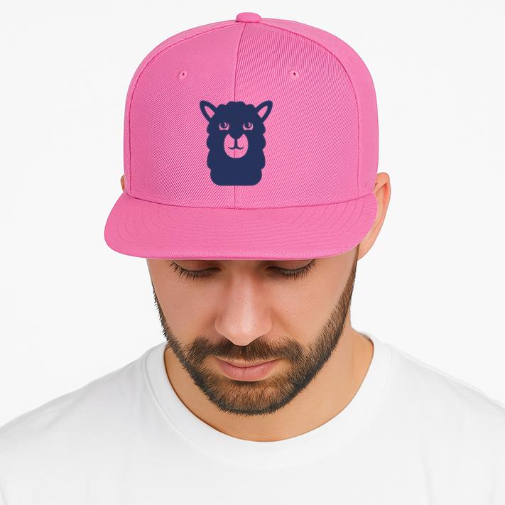 Cute Llama Alpaca Face Cap image 3