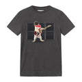 Cool Pug Rocker Dog With Guitar T-Shirt image 0