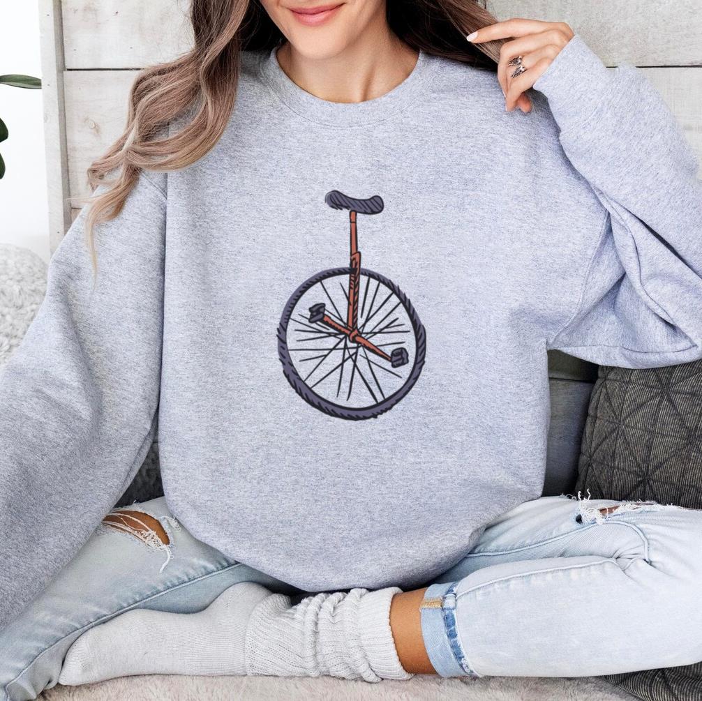 Unicycle Drawing Sweatshirt image 3