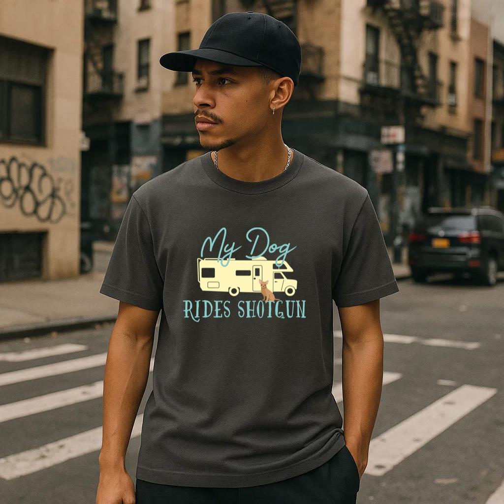 Chihuahua Dog RV Camping Travel Trailer T-Shirt image 2