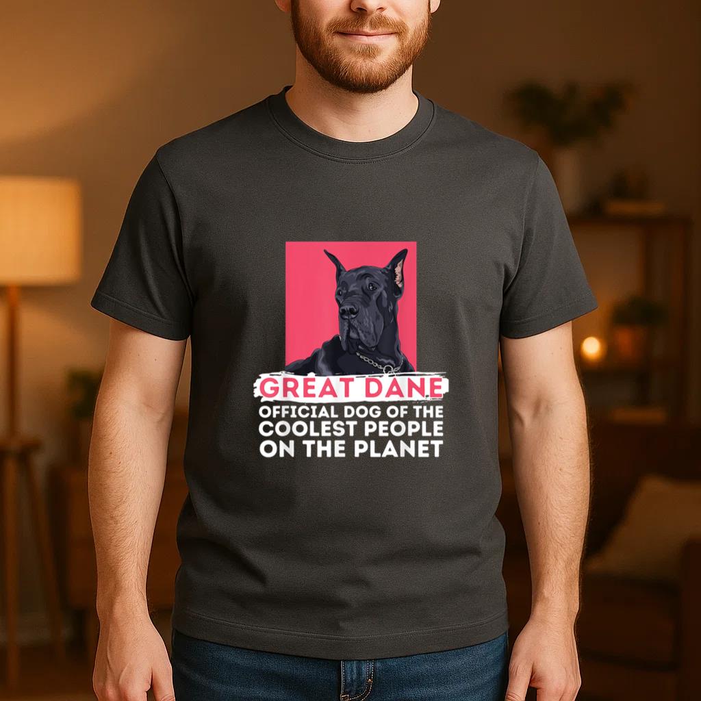 Coolest German Great Dane Dog T-Shirt image 3