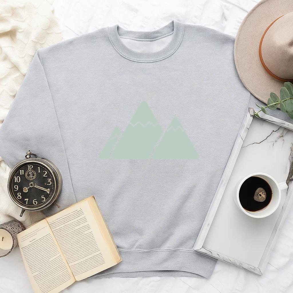 Three Mountains Minimalist Icon Sweatshirt image 1