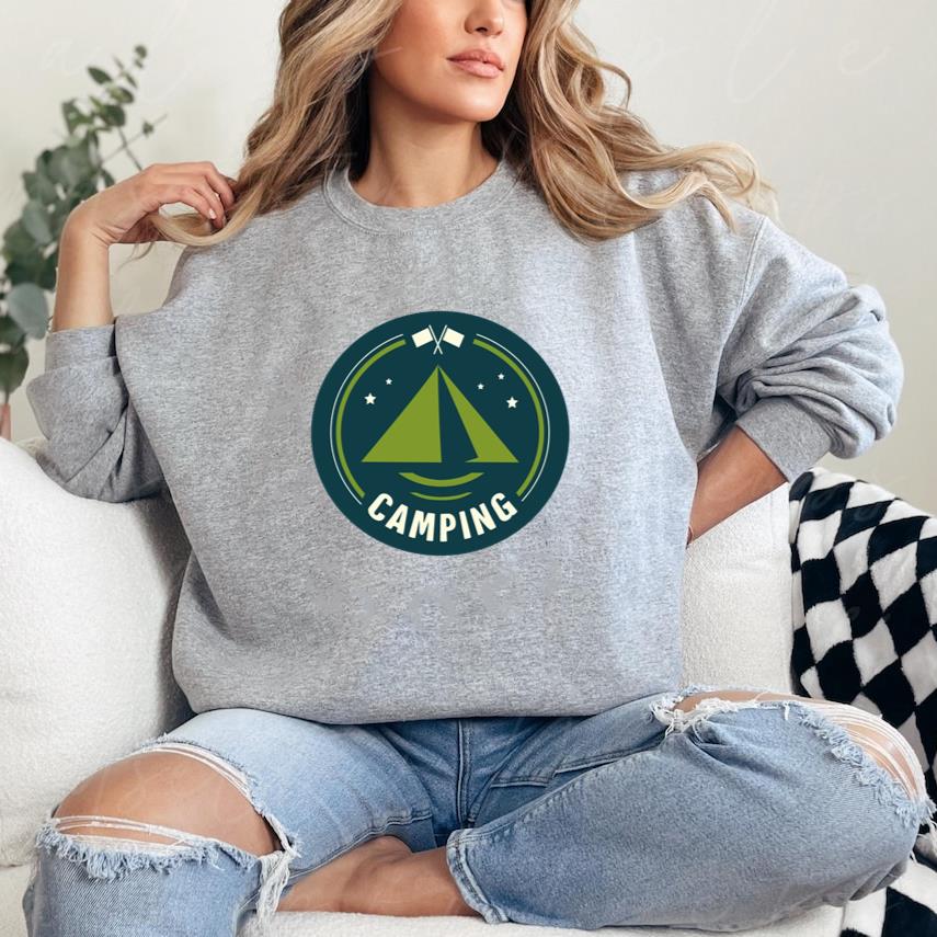 Vintage Camping Rounded Seal Sweatshirt image 0