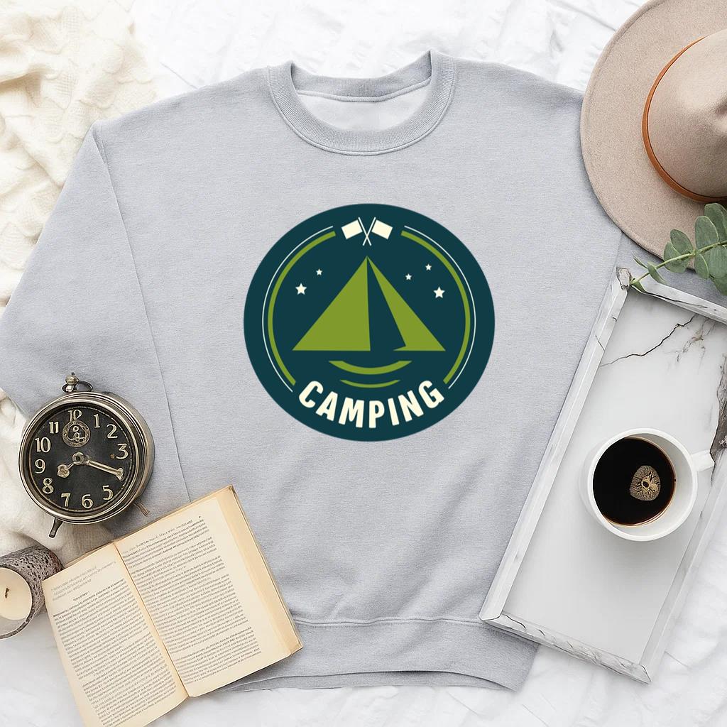 Vintage Camping Rounded Seal Sweatshirt image 1