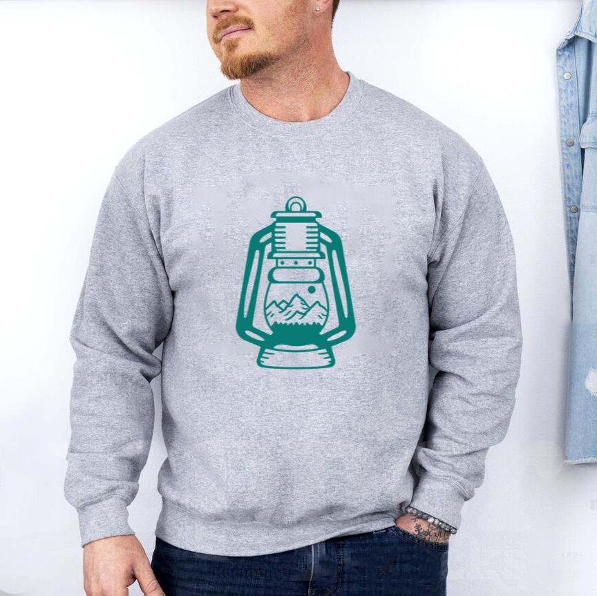 Unique Mountain Lamp Design Sweatshirt image 2