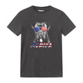 Boxer Dog American USA Flag Merica T-Shirt image 0