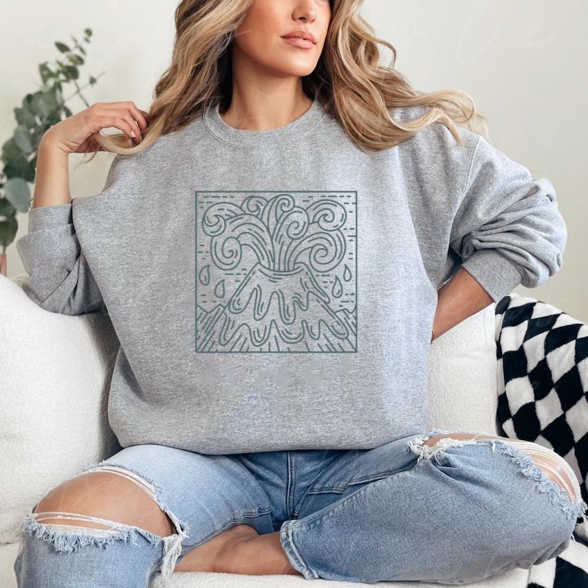 Volcano Mountain Eruption Sweatshirt image 0