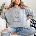 Volcano Eruption Stroke Sweatshirt image 0