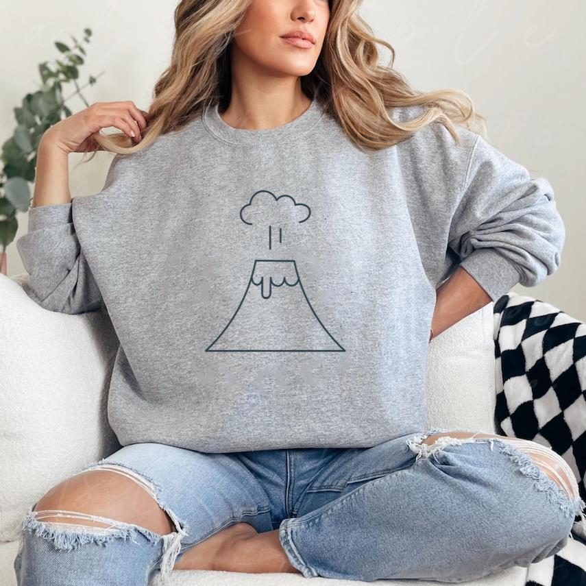 Volcano Eruption Stroke Sweatshirt image 0