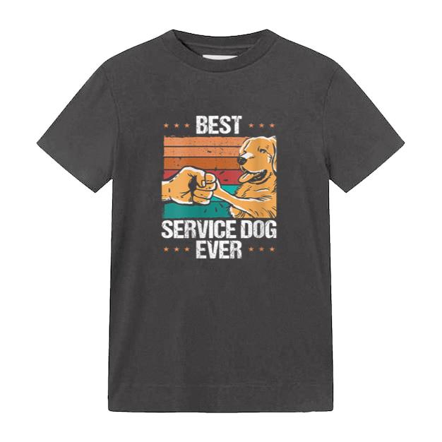 Best Service Dog Ever T-Shirt image 0