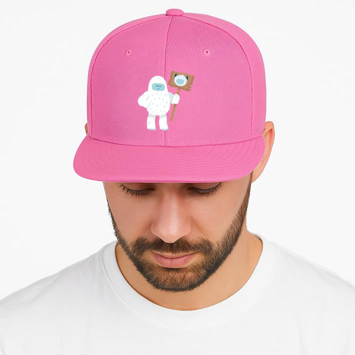 Cute Grumpy Yeti Cap image 3