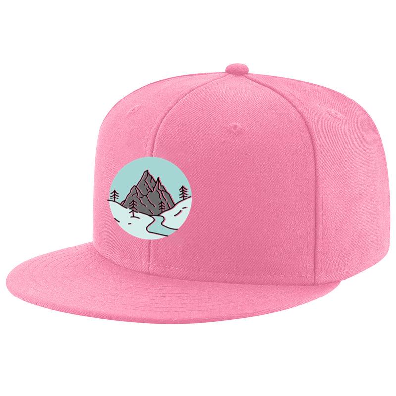 Color Stroke River In Snowy Mountain Cap image 2